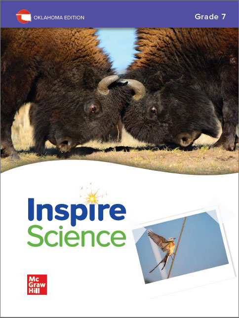 Oklahoma Edition Inspire Science, Grade 7 cover