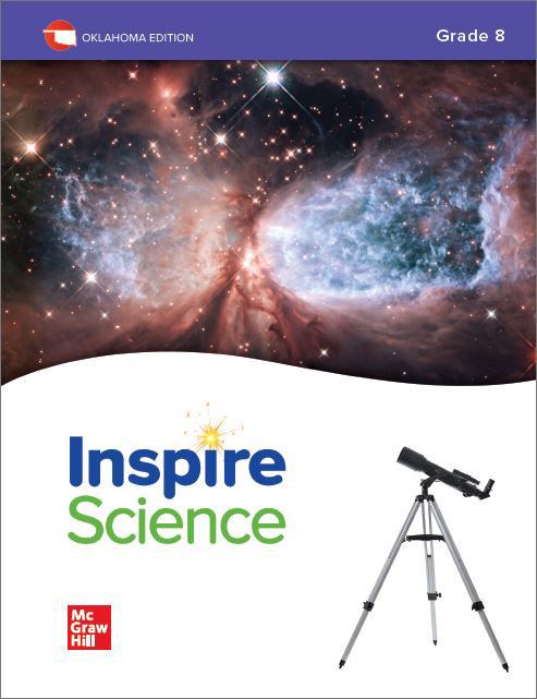 Oklahoma Edition Inspire Science, Grade 8 cover