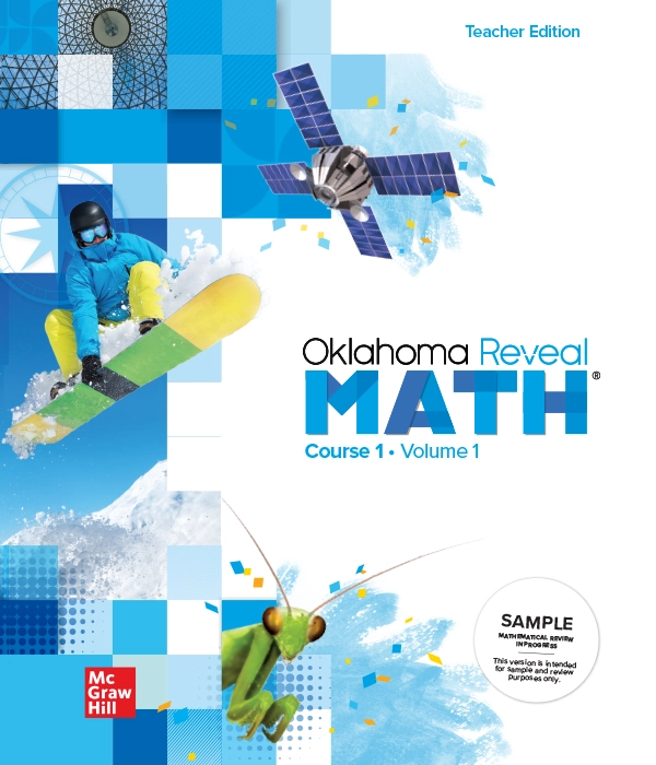 Oklahoma Reavel Math Course 1 Teacher Edition cover