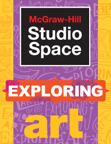 McGraw Hill Studio Space: Exploring Art cover