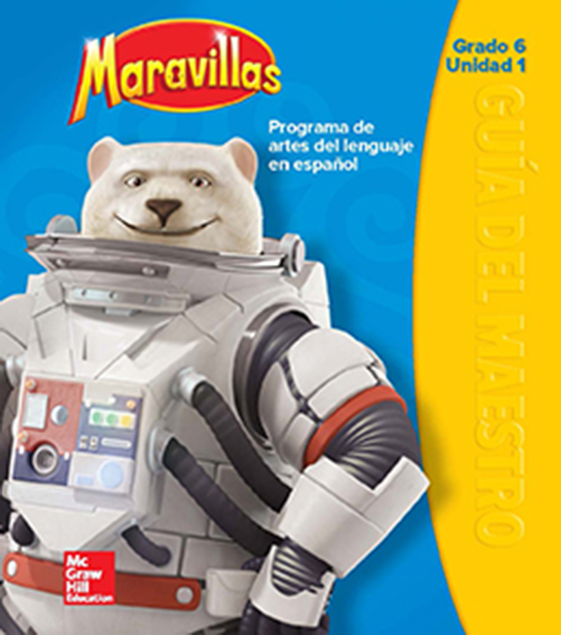 Maravillas Grade 6, Unit 1 Teacher edition cover