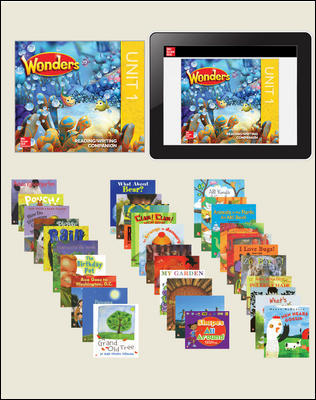 image showing covers of Wonders PreK components