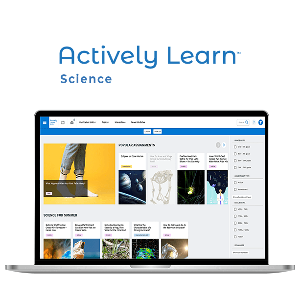 Actively Learn (Grades 3–12)