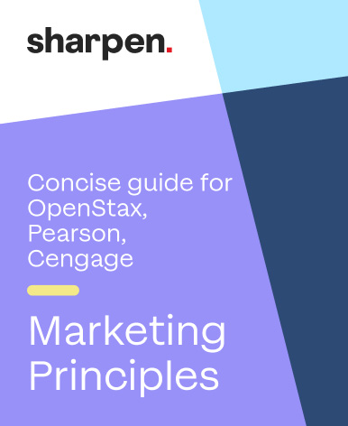 Marketing Principles Sharpen cover