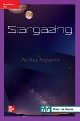Reading Wonders Leveled Reader Stargazing: ELL Unit 4 Week 4 Grade 4