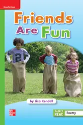 Reading Wonders Leveled Reader Friends Are Fun: Beyond Unit 1 Week 4 Grade 1