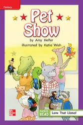Reading Wonders Leveled Reader Pet Show: ELL Unit 1 Week 3 Grade 1