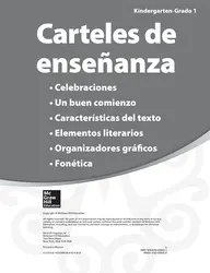 Lectura Maravillas, Grades K-1, Teaching Posters