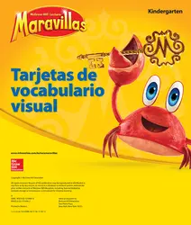 Lectura Maravillas, Grade K, Visual Vocabulary Cards