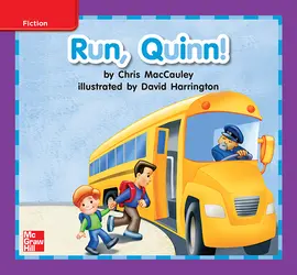 Reading Wonders, Grade K, Leveled Reader Run, Quinn!, ELL, Unit 8, 6-Pack