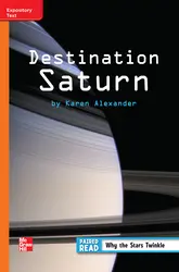 Reading Wonders, Grade 3, Leveled Reader Destination Saturn, Approaching, Unit 3, 6-Pack