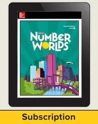 Number Worlds Levels A-J, 6-year Teacher License