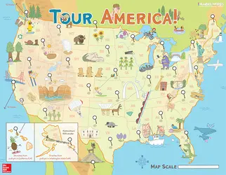 Number Worlds, Tour America Board Game