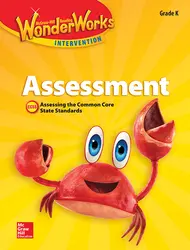 Reading Wonderworks Assessment Black Line Masters Grade K