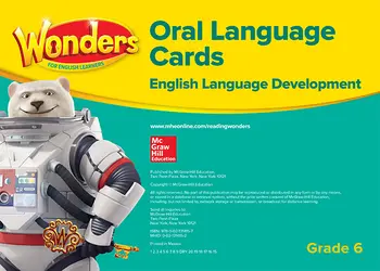 Wonders for English Learners G6 Oral Language Cards