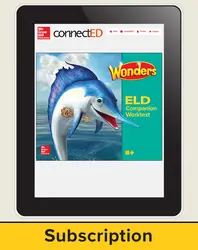 Wonders for English Learners Student Workspace, Grade 2, 6 Yr Subscription