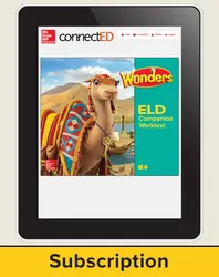 Wonders for English Learners Student Workspace, Grade 3, 6 Yr Subscription