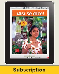 Asi se dice Level 1A, Student Suite 1-year subscription