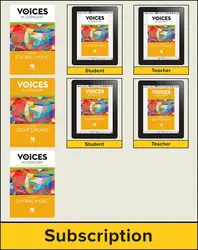 Hal Leonard Voices in Concert, Level 2 Mixed Digital Bundle, 6 Year