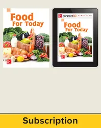 Glencoe Food for Today, Print Student Edition and Online SE Bundle, 1 year subscription