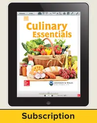 Glencoe Culinary Essentials, Online Student Edition, 6 year subscription
