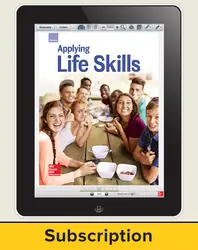 Glencoe Applying Life Skills, Online Student Edition, 6 year subscription