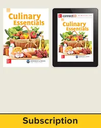 Glencoe Culinary Essentials Print Student Edition and Online SE Bundle, 1 year subscription
