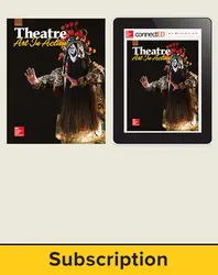 Glencoe Theatre: Art in Action, Print Student Edition and Online SE Bundle, 1 year subscription