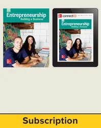 Glencoe Entrepreneurship: Building a Business, Print Student Edition and Online SE Bundle, 6 year subscription