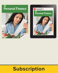 Glencoe Personal Finance, Print Student Edition and Online Bundle, 1 year subscription