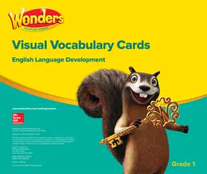 Reading Wonders for English Learners Visual Vocabulary Cards Grade 1