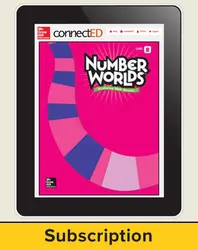 Number Worlds Level B, Student License, 1-year subscription, 5 students