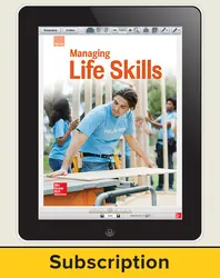 Glencoe Managing Life Skills, Online Student Edition, 1 year subscription