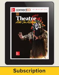 Glencoe Theatre: Art in Action, Online Student Edition, 1 year subscription
