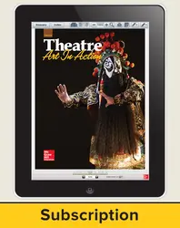 Glencoe Theatre: Art in Action, Online Teacher Center, 1 year subscription