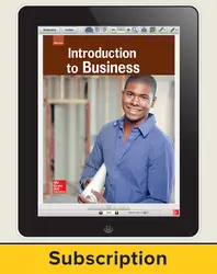 Glencoe Introduction to Business, Online Student Edition, 6 year subscription