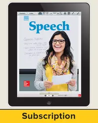 Glencoe Speech, Online Teacher Center, 6 year Subscription