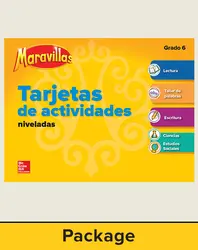Maravillas Workstation Activity Cards Package, Grade 6