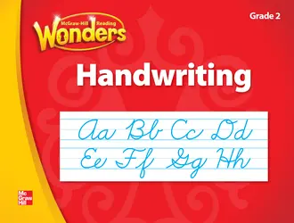 McGraw-Hill Language Arts, Grade 2, Handwriting Cursive Workbook/Blackline Masters