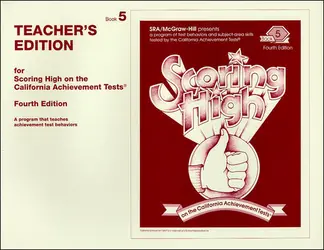 Scoring High on the California Achievement Tests (CAT), Grade 5 Teacher Edition