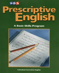 Prescriptive English, Student Edition Book A