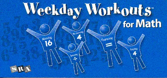 Weekday Workouts for Math, Student Booklet Grade 4