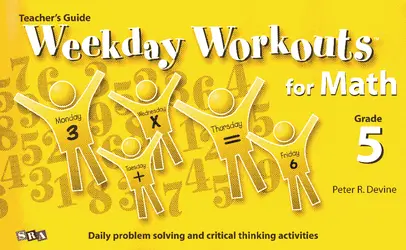 Weekday Workouts for Math, Teacher Guide Grade 5