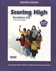 Scoring High on the California Achievement Tests (CAT), Teacher's Edition with Poster, Grade 4