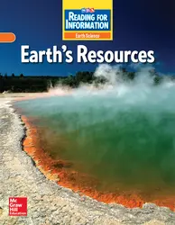 Reading for Information, Approaching Student Reader, Earth - Earth's Resources, Grade 6