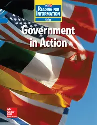 Reading for Information, Approaching Student Reader, Civics - Government in Action, Grade 6