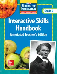 Reading for Information, Interactive Skills Handbook TAE, Grade 5