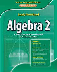 Algebra 2 Study Notebook, Teacher Annotated Edition