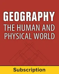 Geography: The Human and Physical World, Complete Classroom Set, Print and Digital 6-Year Subscription