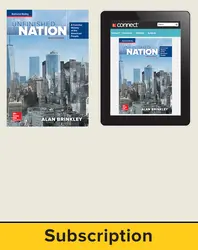 Brinkley, The Unfinished Nation: A Concise History of the American People, 2016 8e, Standard Student Bundle, 1-Year Subscription